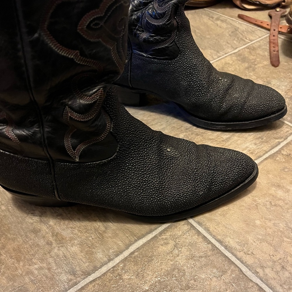 Vintage Nocona Stingray cowboy boots 10.5D